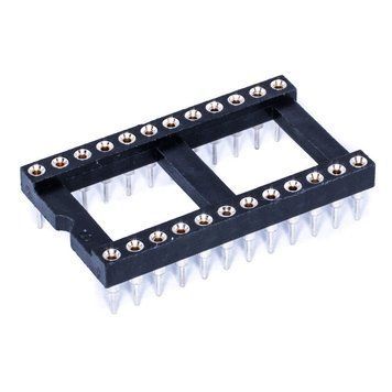 Цангова DIP-панелька SCLM-24, 24 контакти, широка 80022 фото