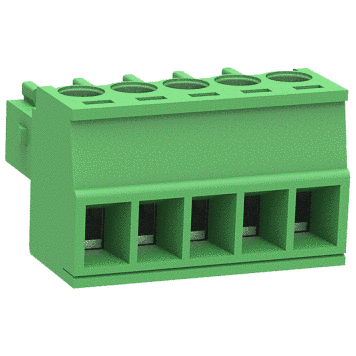 GSP002-3.5-05P-11-00A(H) Клемник розривний 5 контактів на дріт, 300В 8A, крок 3,5 мм 37235 фото